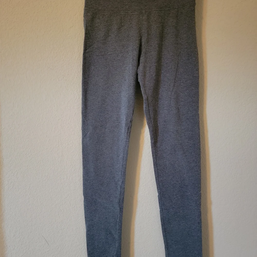 Justice Girl's Gray Leggings, Size 10